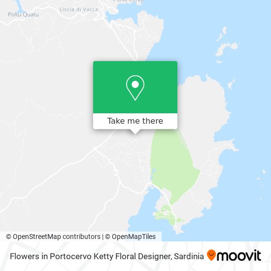 Flowers in Portocervo Ketty Floral Designer map