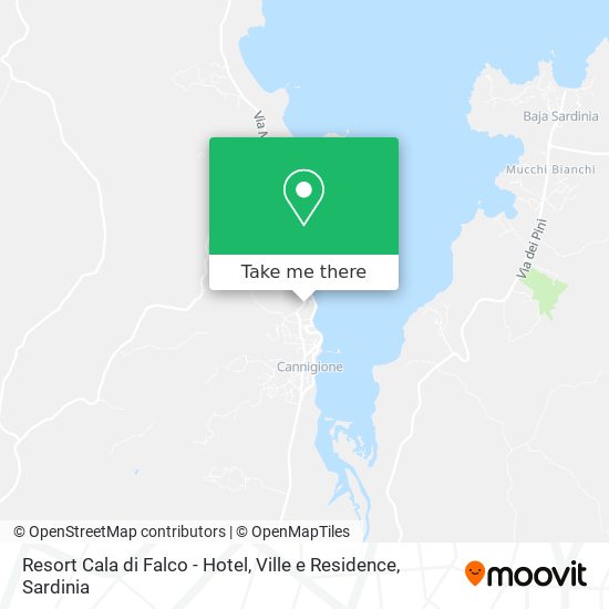 Resort Cala di Falco - Hotel, Ville e Residence map