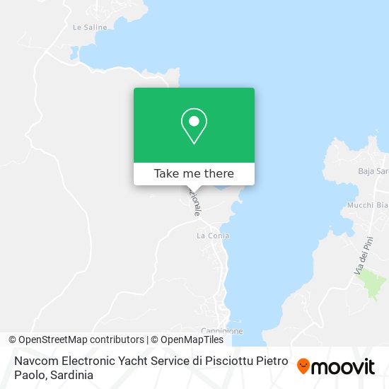 Navcom Electronic Yacht Service di Pisciottu Pietro Paolo map