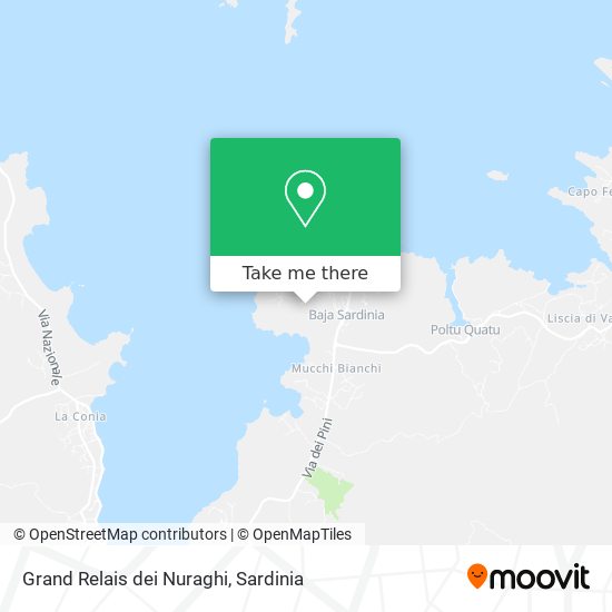 Grand Relais dei Nuraghi map