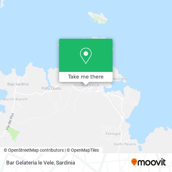 Bar Gelateria le Vele map