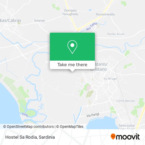 Hostel Sa Rodia map