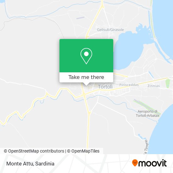 Monte Attu map
