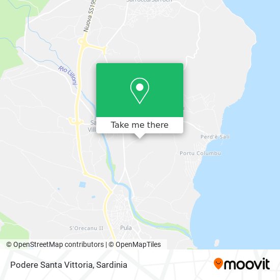 Podere Santa Vittoria map