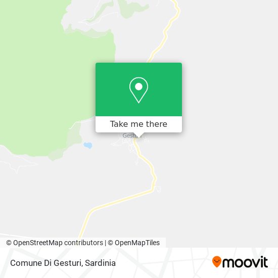 Comune Di Gesturi map