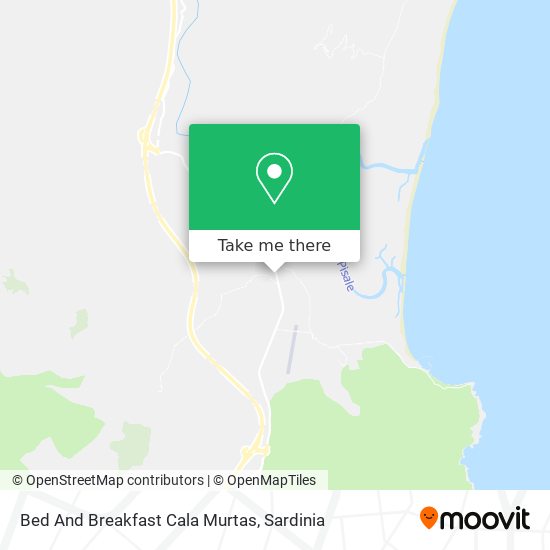 Bed And Breakfast Cala Murtas map
