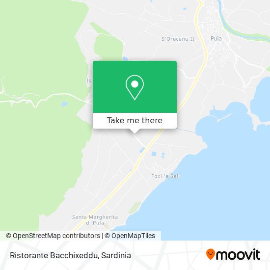 Ristorante Bacchixeddu map