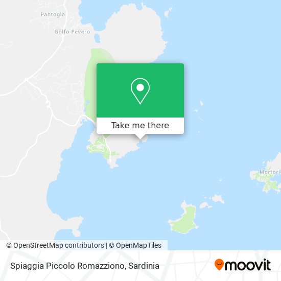 Spiaggia Piccolo Romazziono map