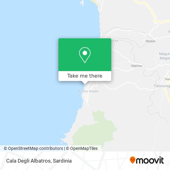 Cala Degli Albatros map