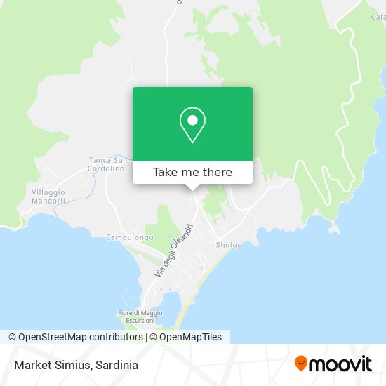 Market Simius map