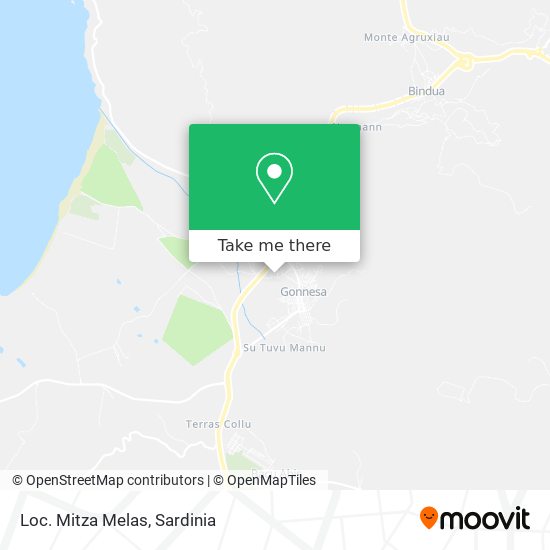 Loc. Mitza Melas map