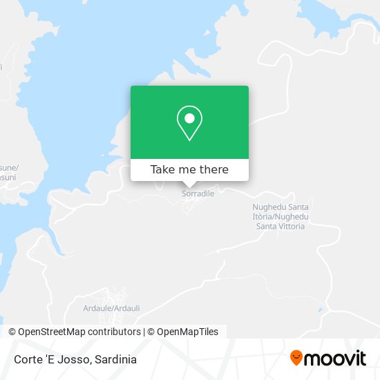 Corte 'E Josso map