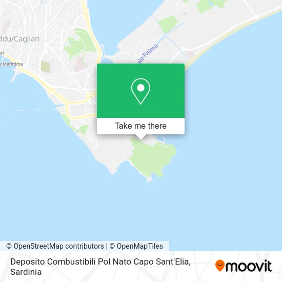 Deposito Combustibili Pol Nato Capo Sant'Elia map