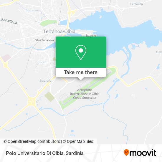Polo Universitario Di Olbia map