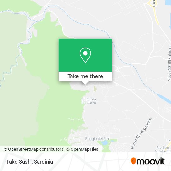 Tako Sushi map