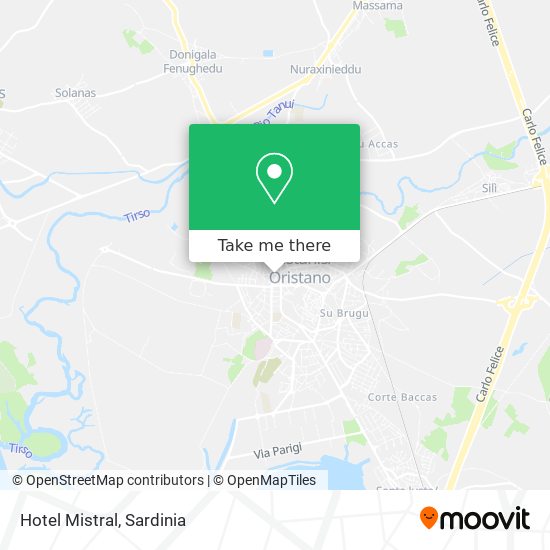 Hotel Mistral map