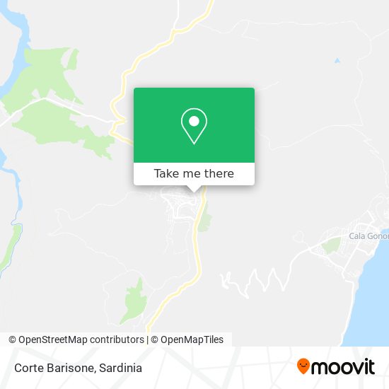 Corte Barisone map
