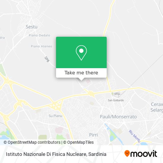 Istituto Nazionale Di Fisica Nucleare map