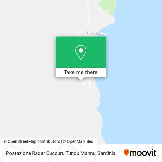 Postazione Radar Cuccuru Tundu Mannu map