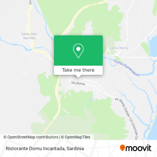 Ristorante Domu Incantada map