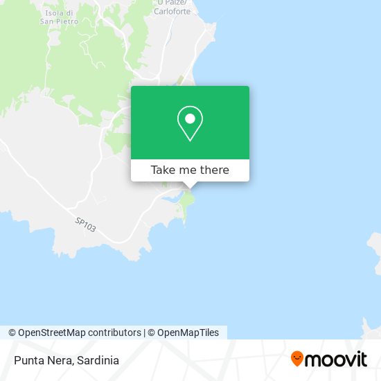 Punta Nera map