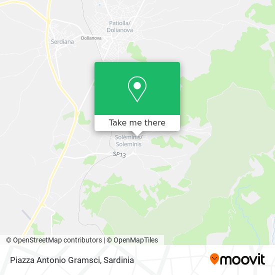 Piazza Antonio Gramsci map