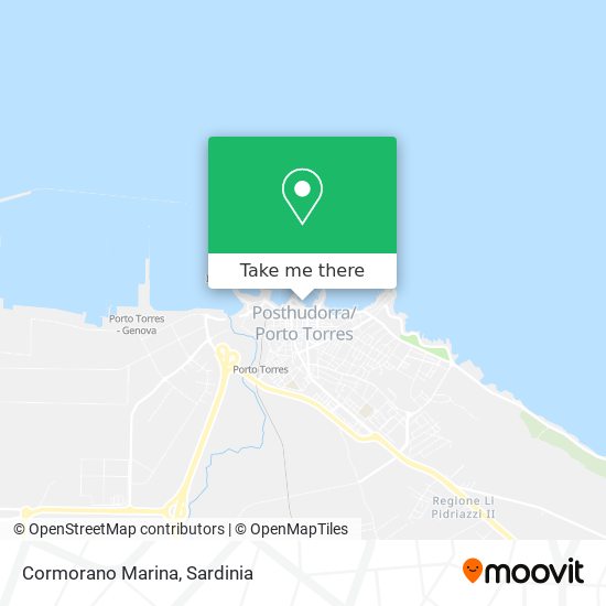 Cormorano Marina map