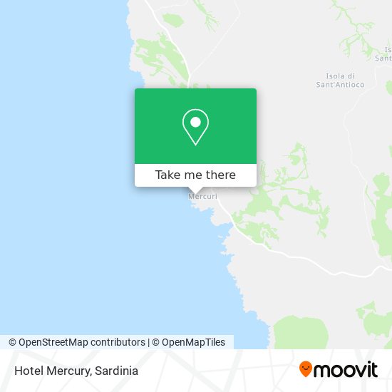 Hotel Mercury map