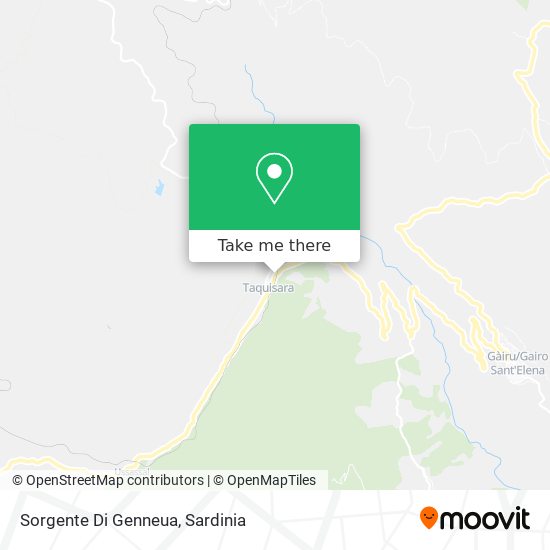 Sorgente Di Genneua map