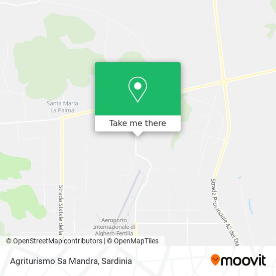 Agriturismo Sa Mandra map