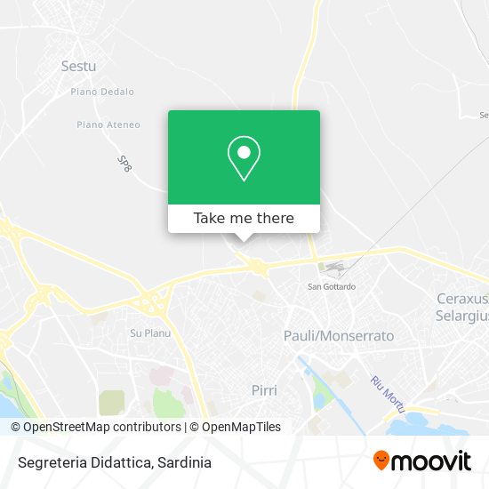 Segreteria Didattica map