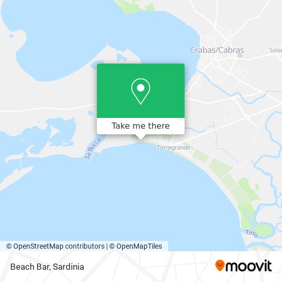 Beach Bar map