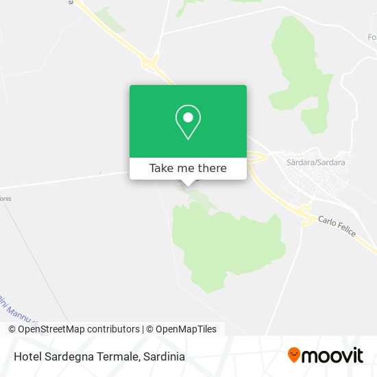 Hotel Sardegna Termale map
