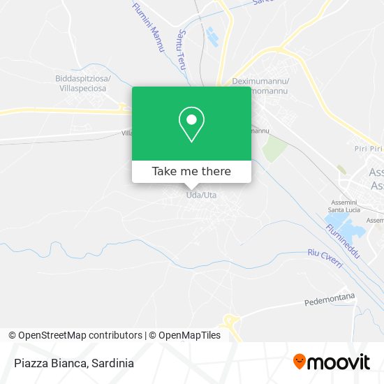 Piazza Bianca map