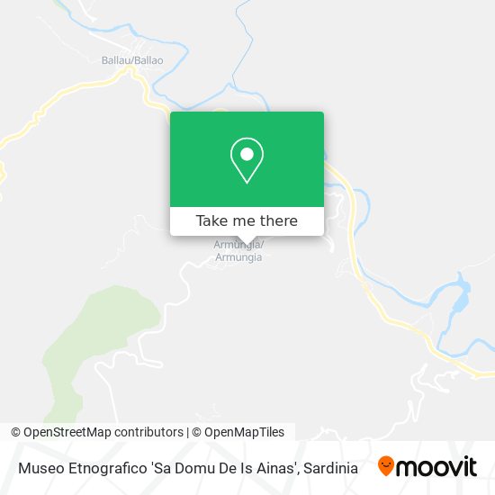 Museo Etnografico 'Sa Domu De Is Ainas' map