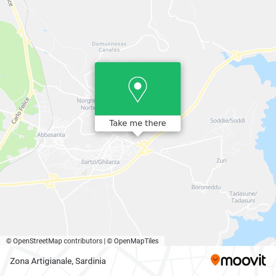 Zona Artigianale map