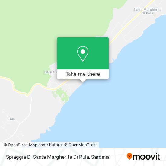 Spiaggia Di Santa Margherita Di Pula map