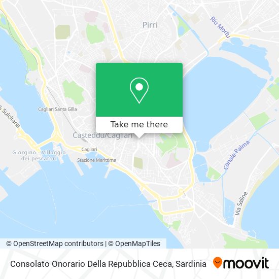 Consolato Onorario Della Repubblica Ceca map