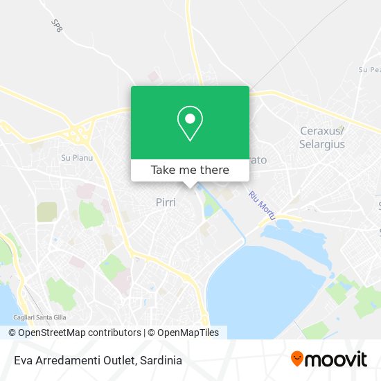 Eva Arredamenti Outlet map