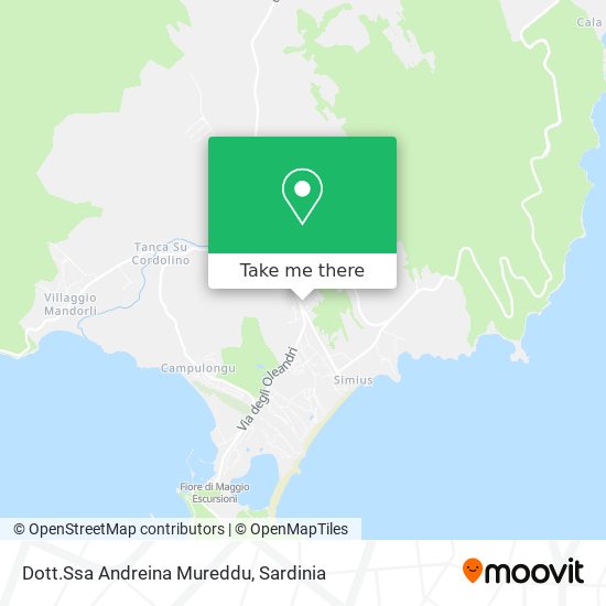 Dott.Ssa Andreina Mureddu map