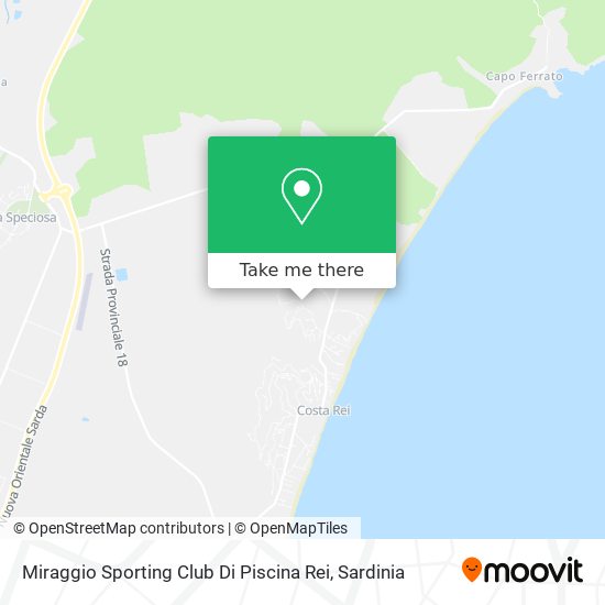 Miraggio Sporting Club Di Piscina Rei map