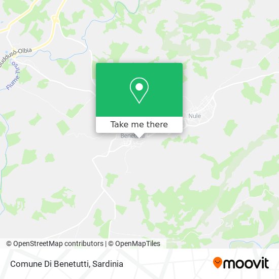 Comune Di Benetutti map