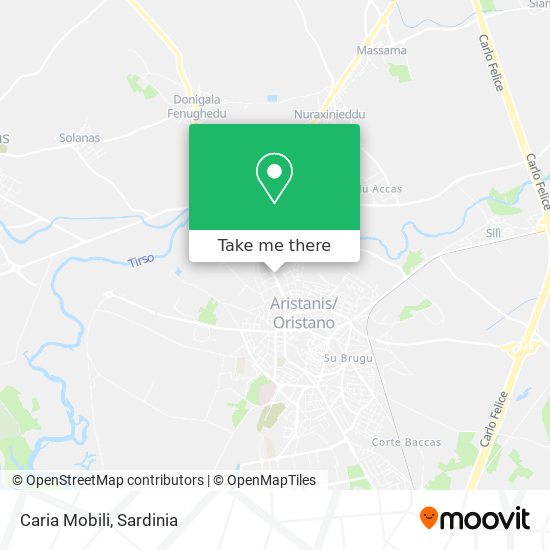 Caria Mobili map