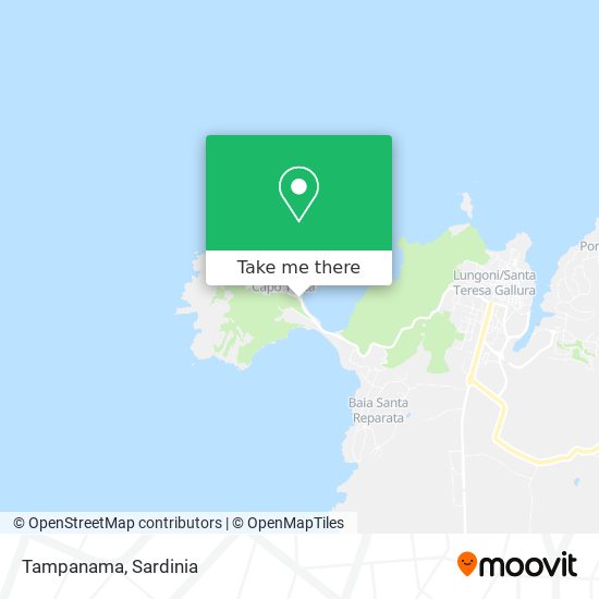 Tampanama map