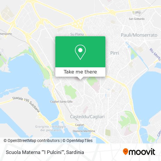 Scuola Materna ""I Pulcini"" map