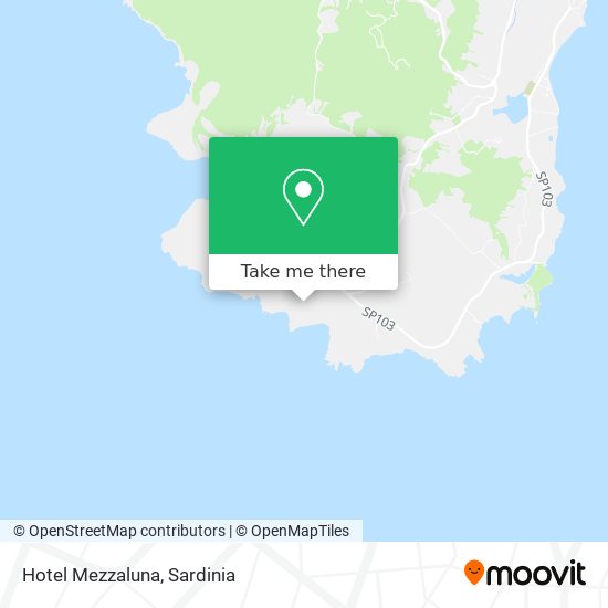Hotel Mezzaluna map