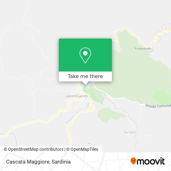 Cascata Maggiore map