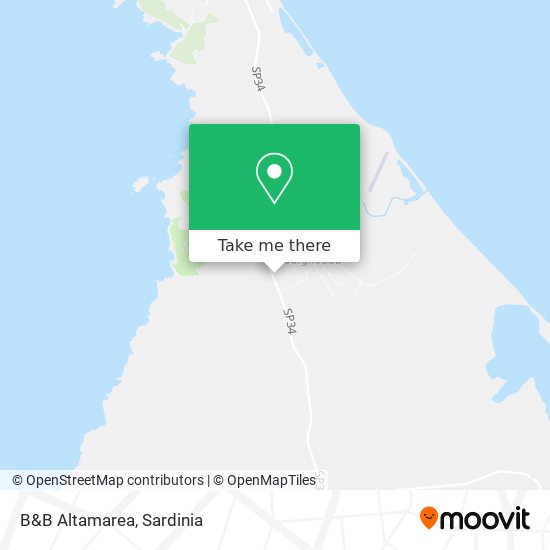 B&B Altamarea map