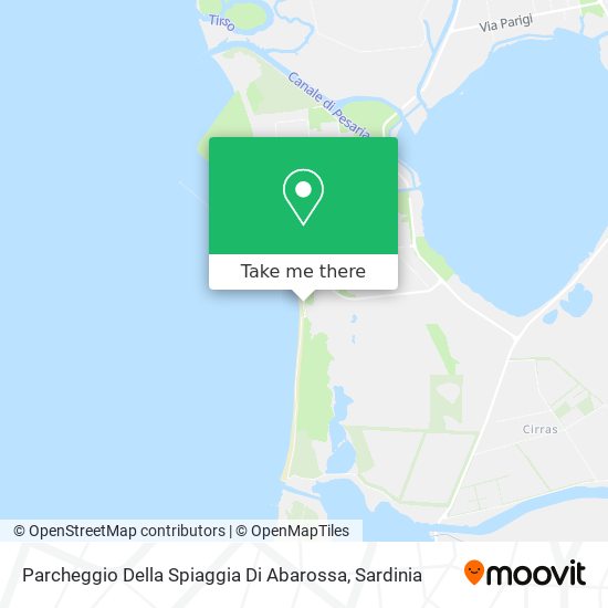 Parcheggio Della Spiaggia Di Abarossa map