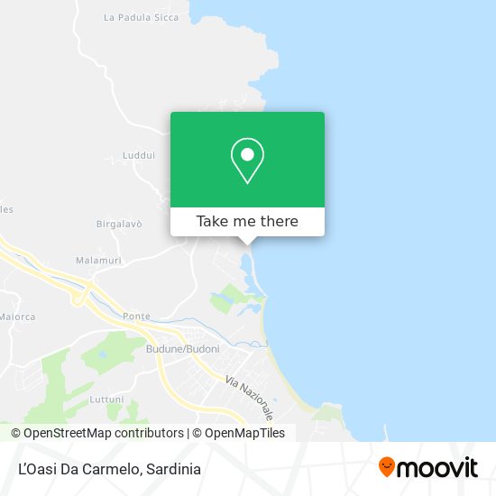 L’Oasi Da Carmelo map